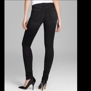 J Brand Mid Rise Rail Jeans
